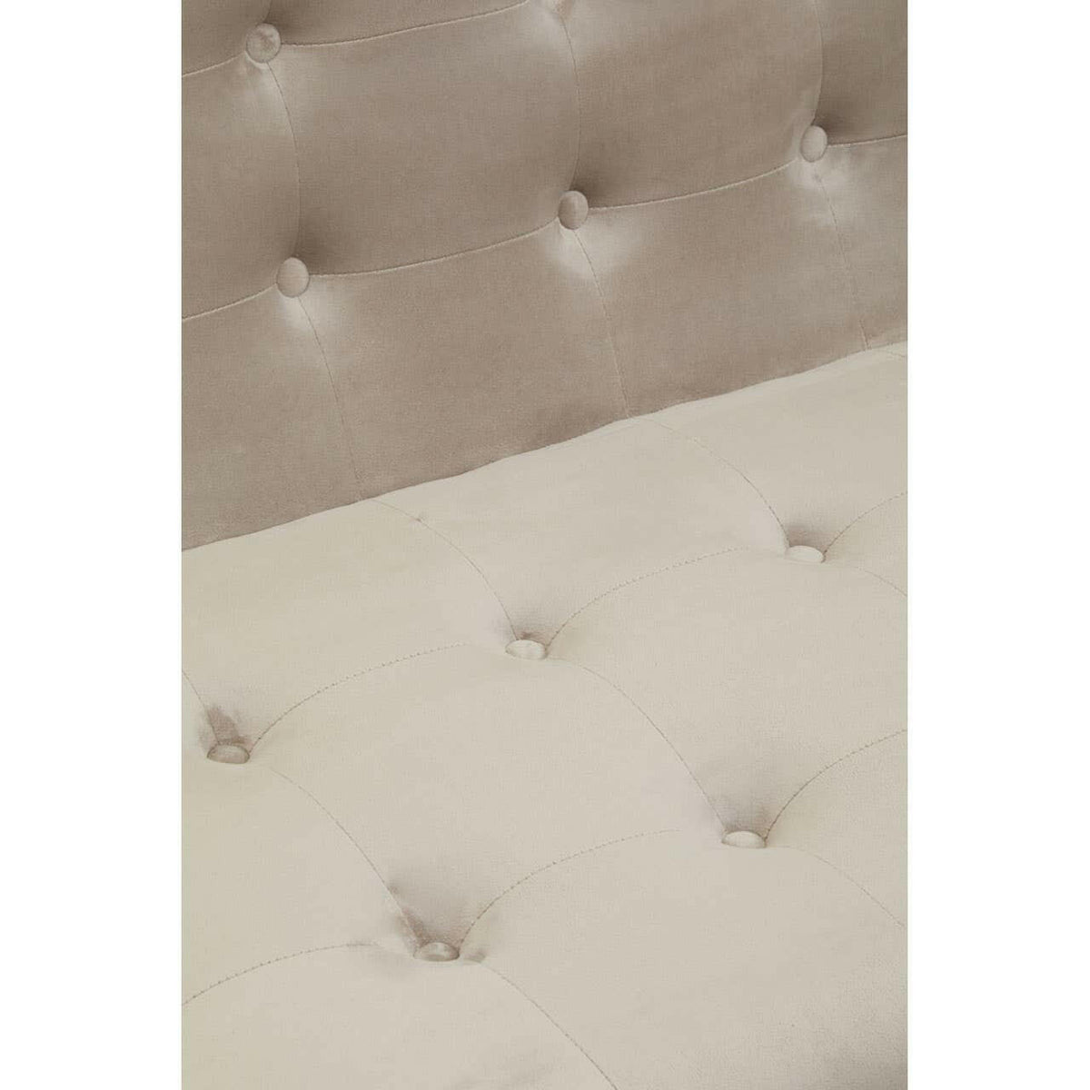 Azalea Two Seat Mink Velvet Sofa.