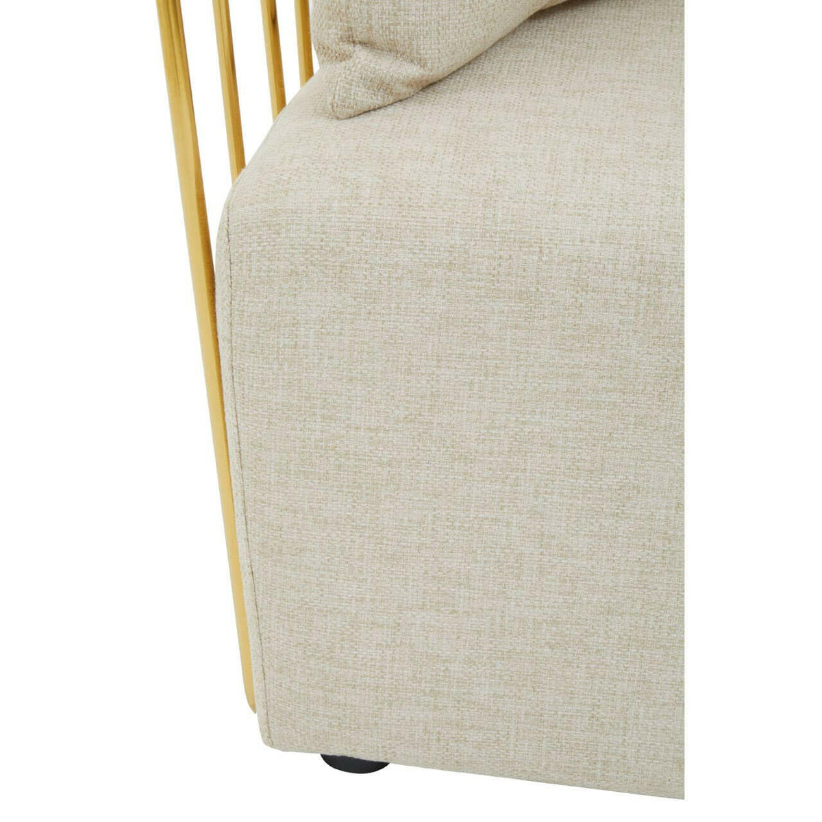 Azalea Two Seat Natural Fabric Sofa.