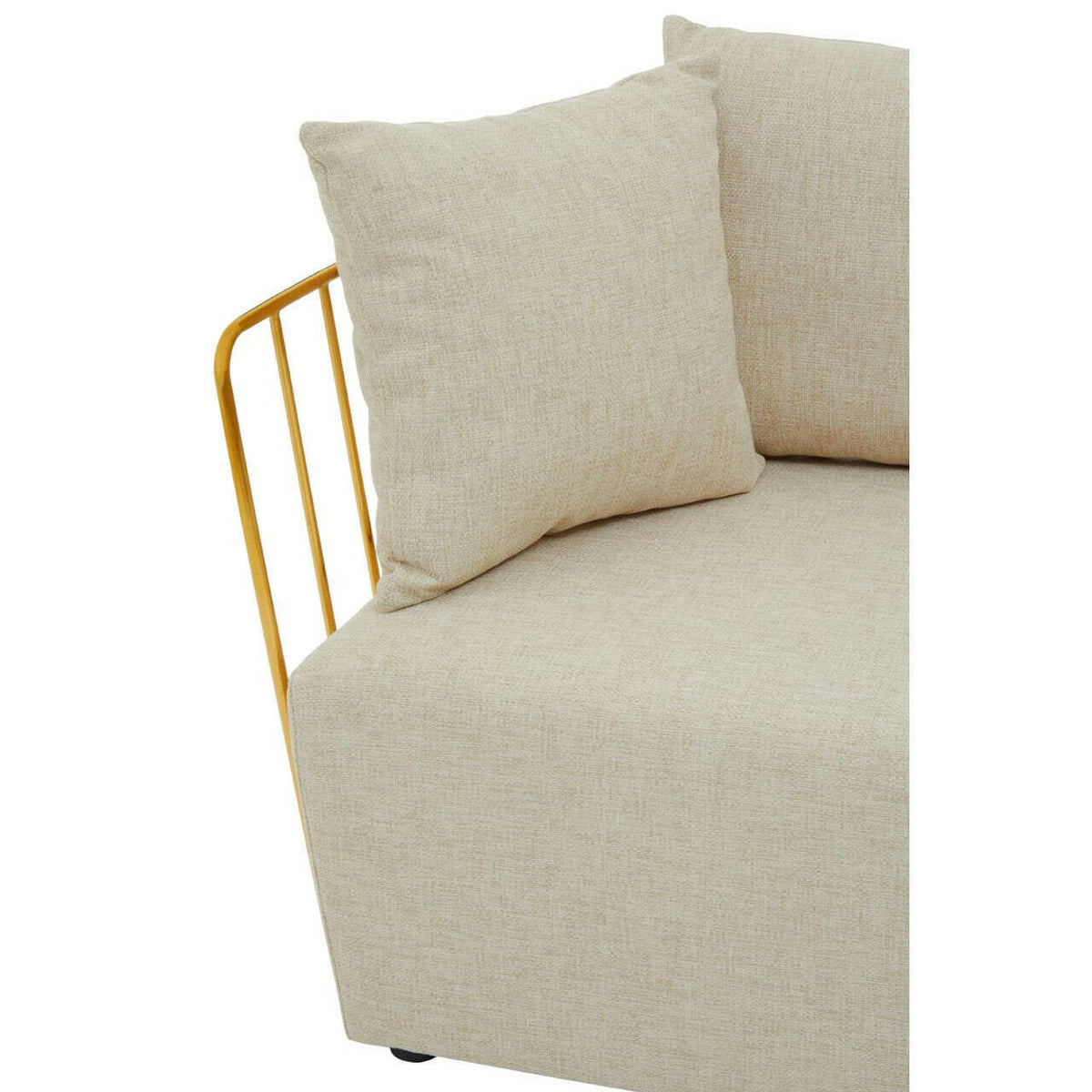 Azalea Two Seat Natural Fabric Sofa.