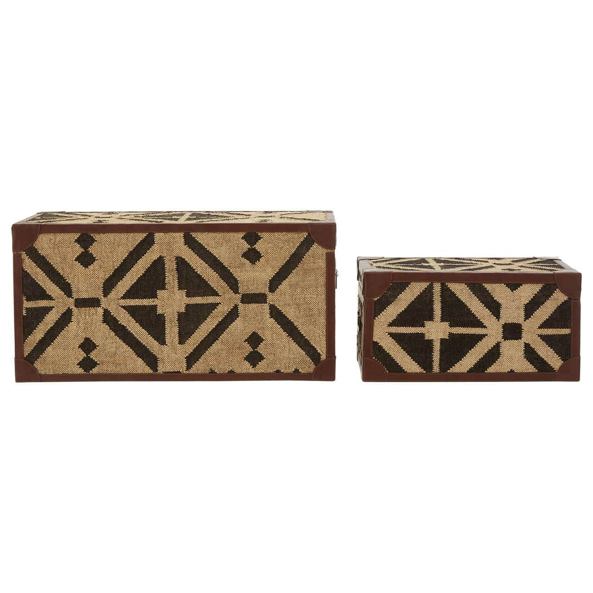 Aztec Storage Trunks - Set Of 2.