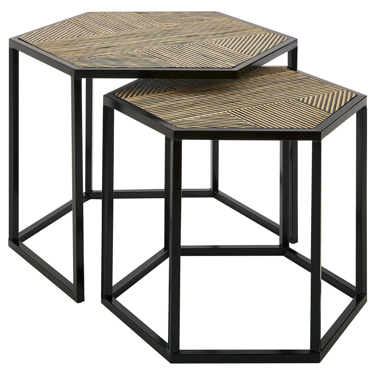 Noosa & Co. Living Babita Set Of 2 Side Tables House of Isabella UK