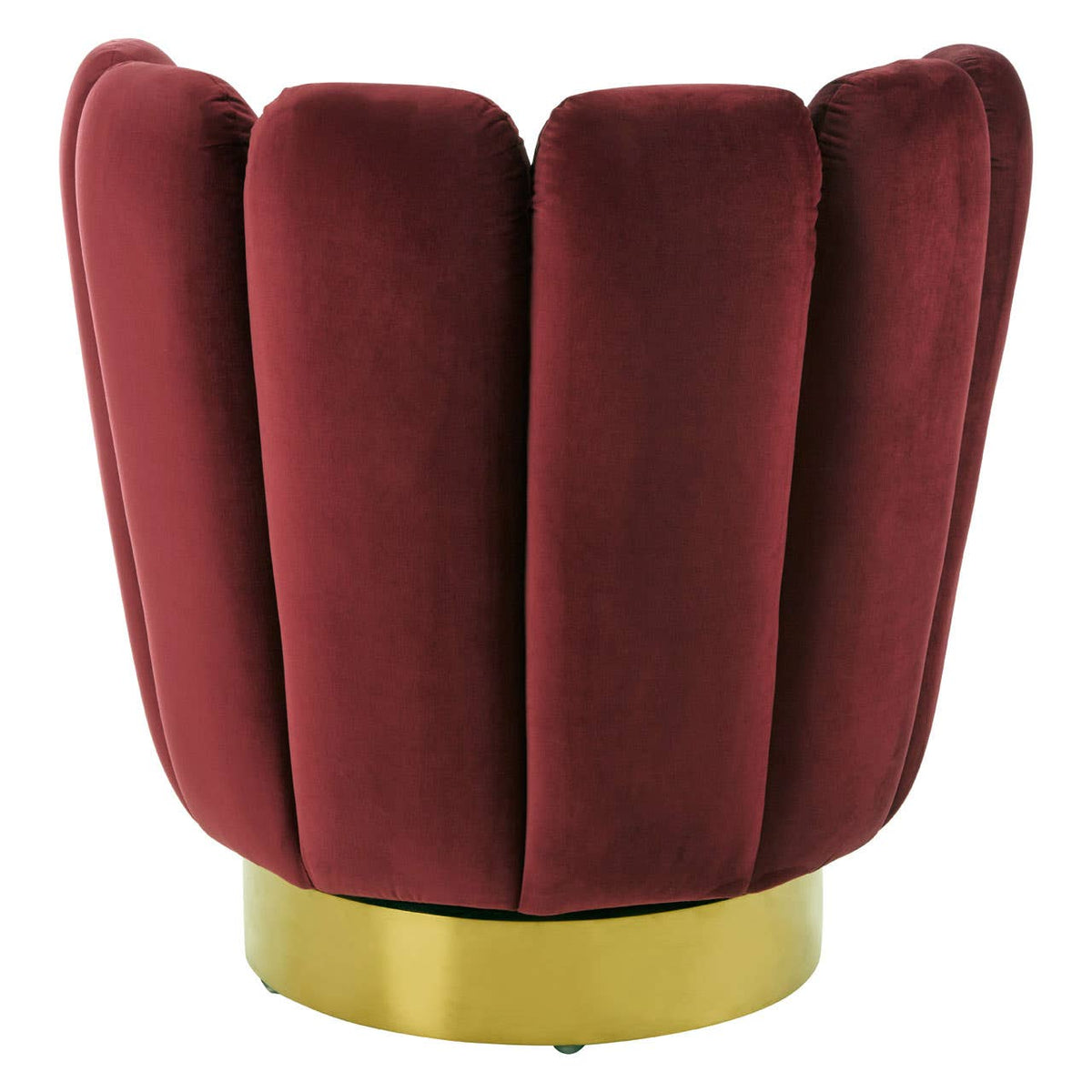 Beauly Wine Velvet Chair.