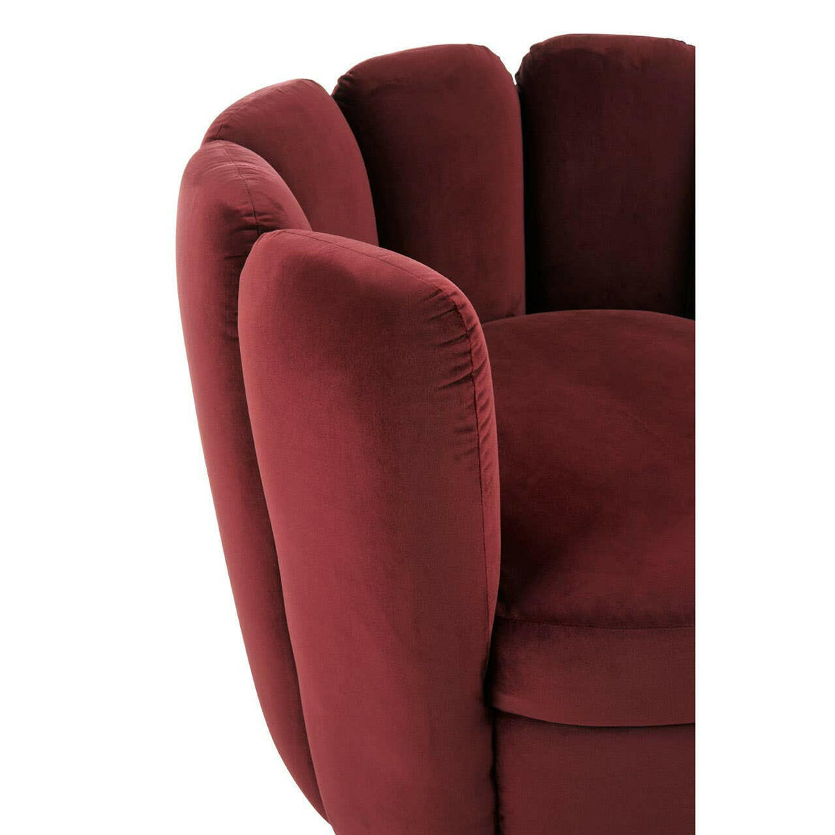 Beauly Wine Velvet Chair.