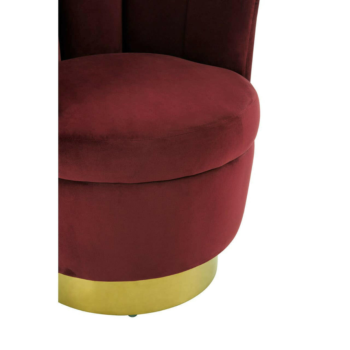 Beauly Wine Velvet Chair.