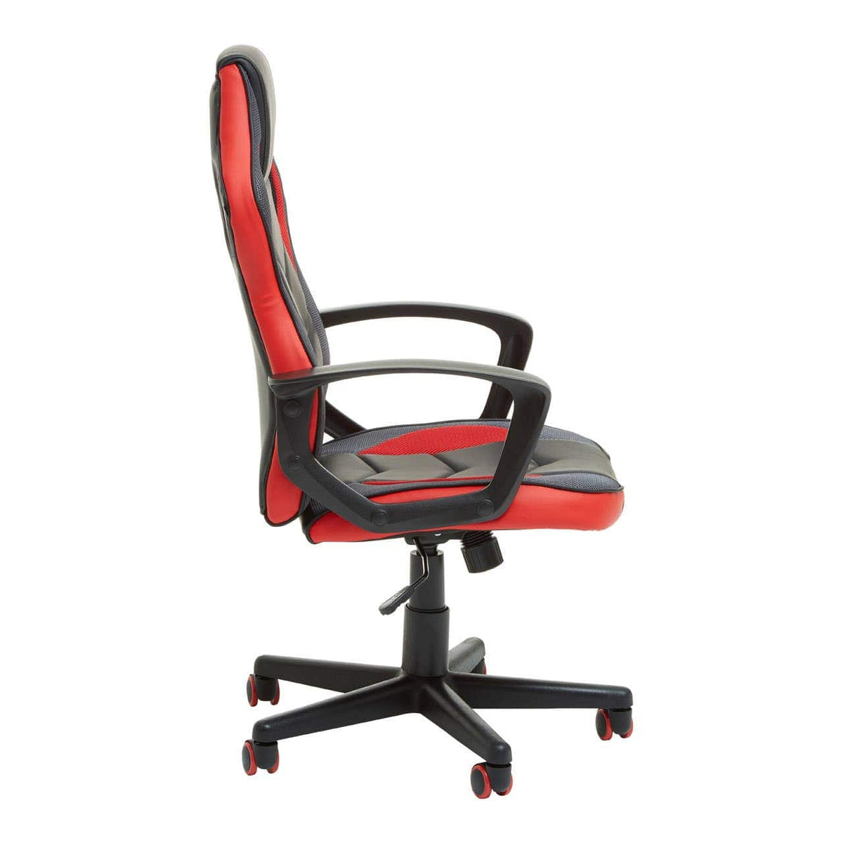 Black And Red Pu Home Office Chair.