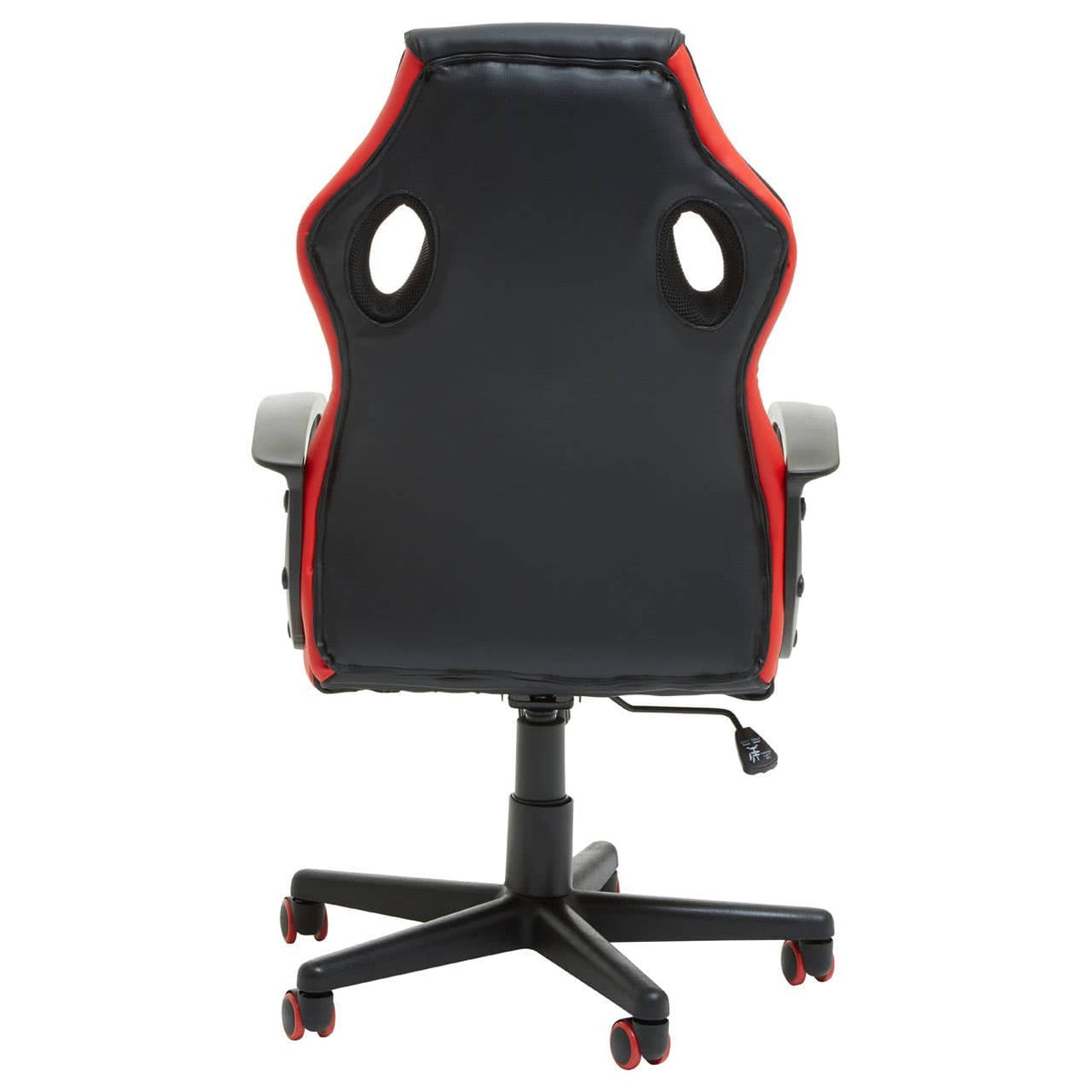 Black And Red Pu Home Office Chair.