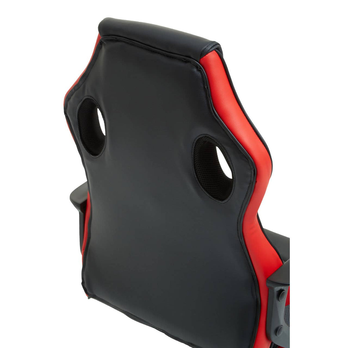 Black And Red Pu Home Office Chair.