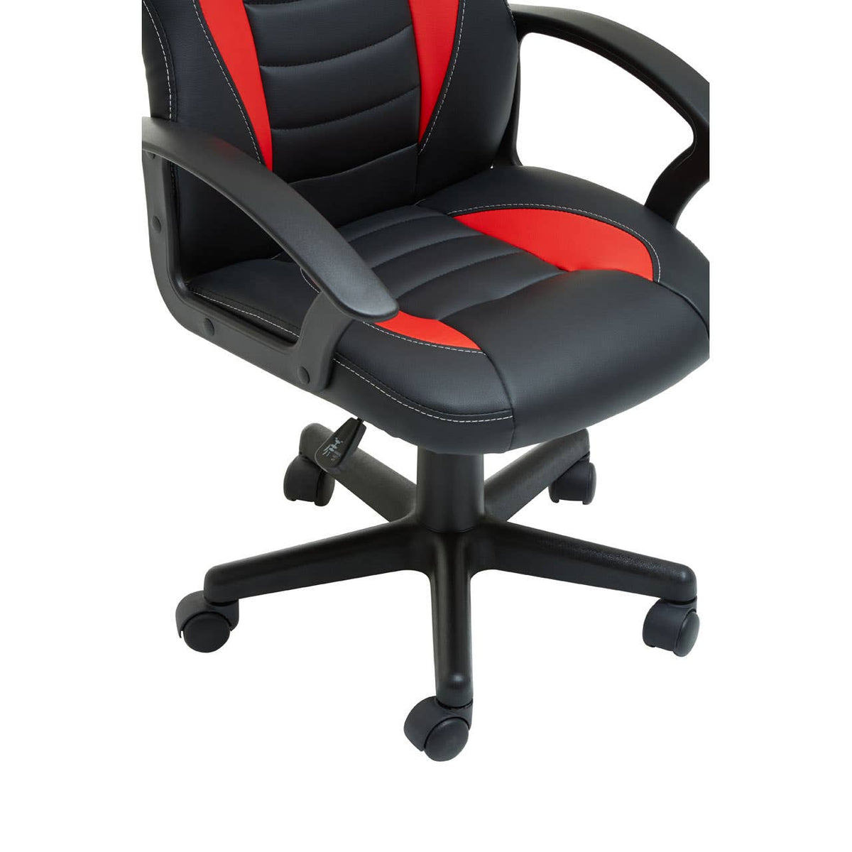 Black And Red Pu Home Office Chair.