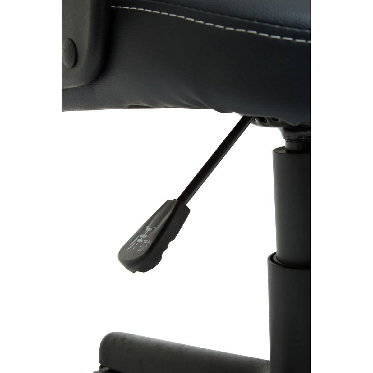 Black And Red Pu Home Office Chair.