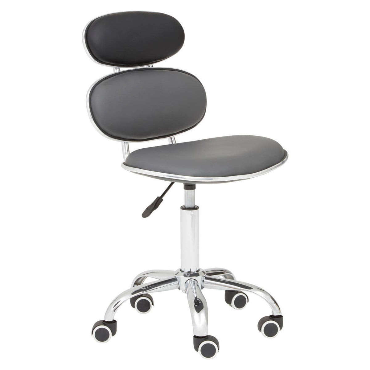 Black Pu Home Office Chair.