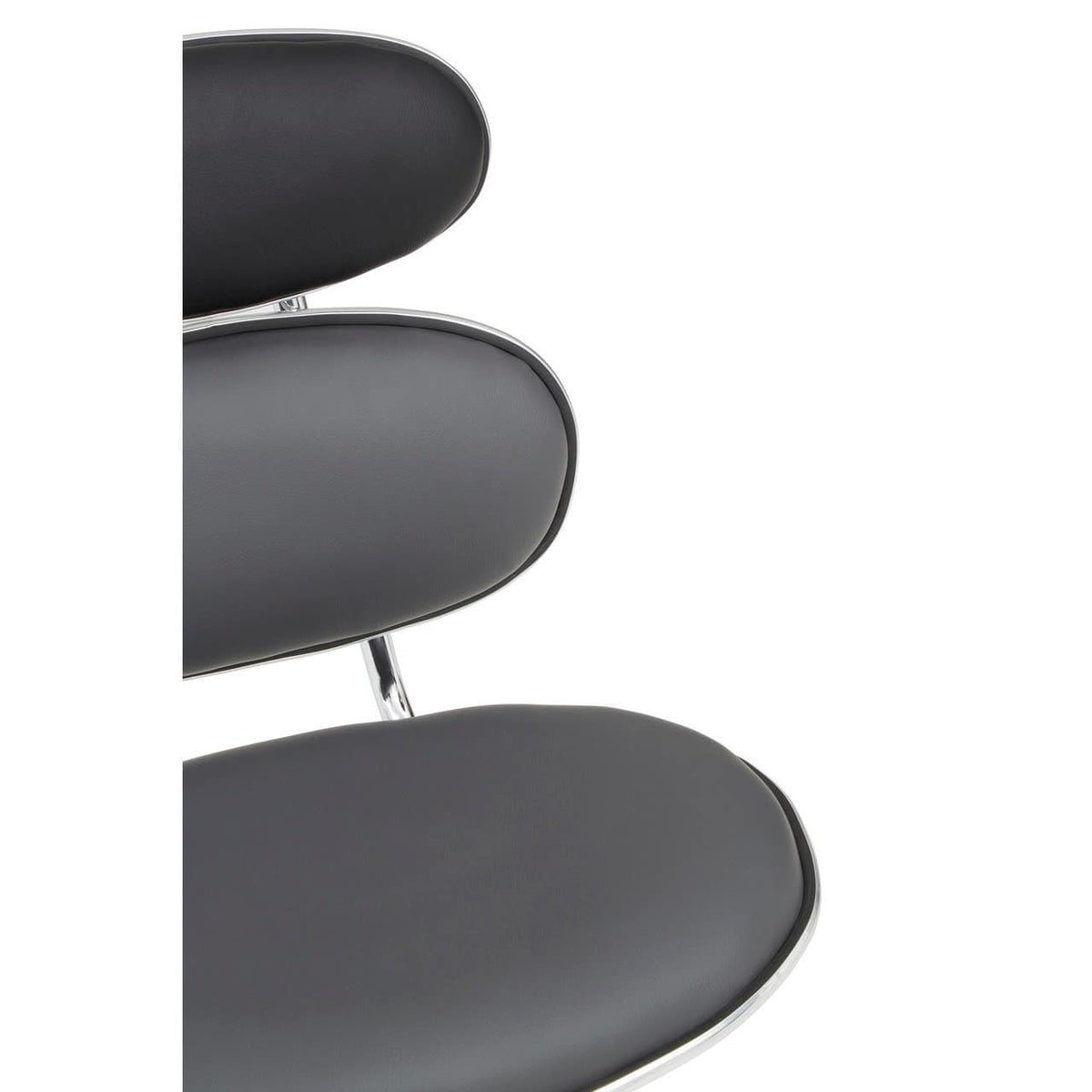 Black Pu Home Office Chair.