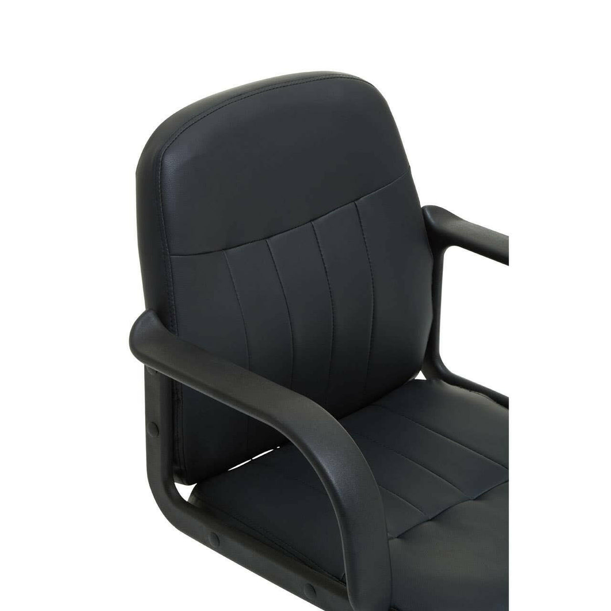 Black Pu Home Office Chair.