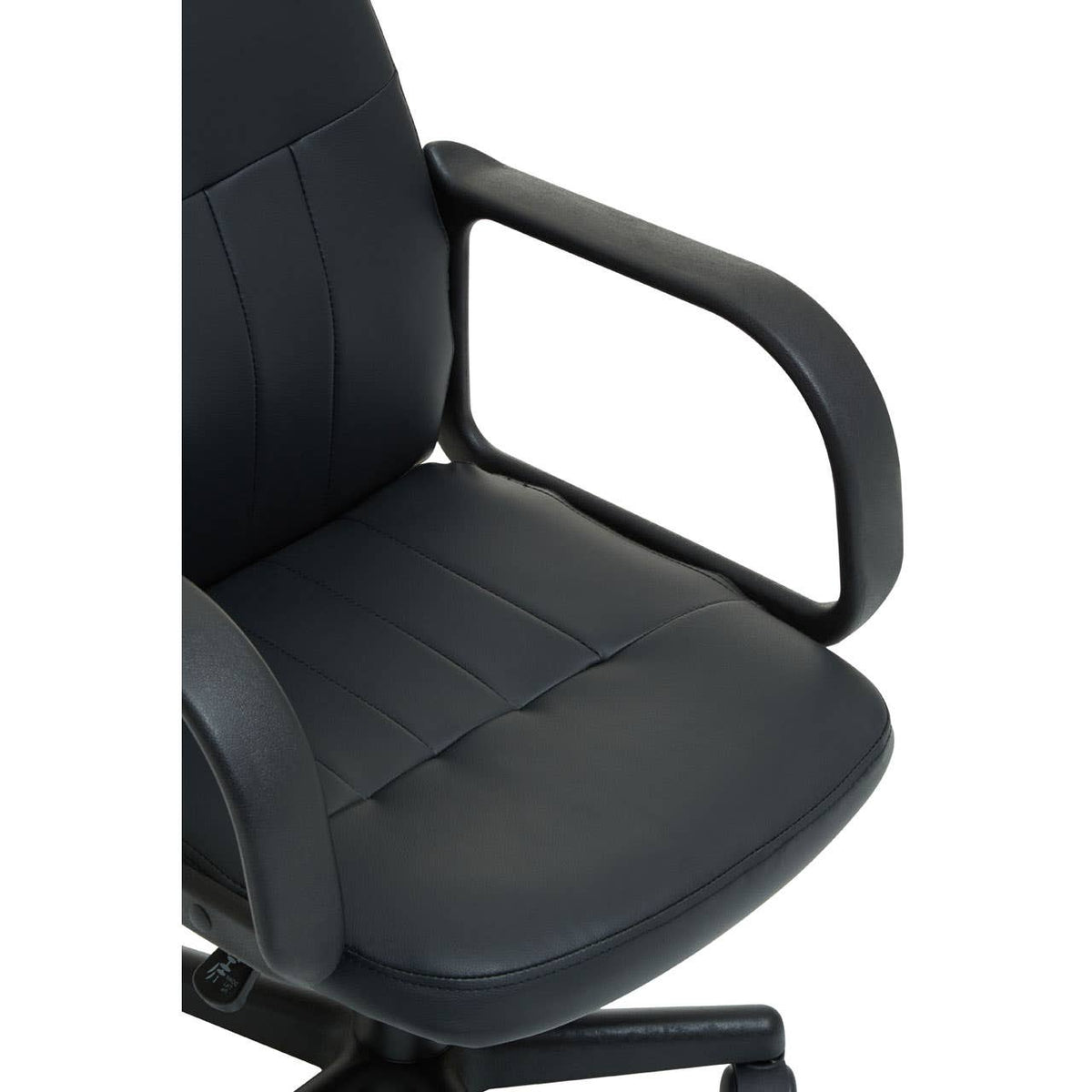 Black Pu Home Office Chair.