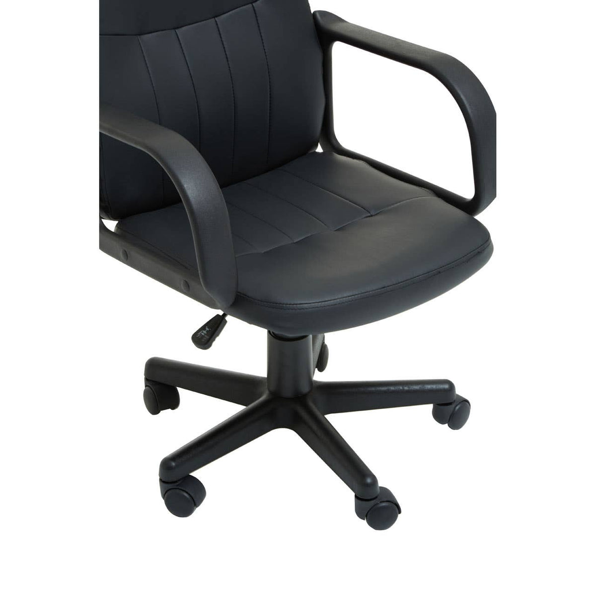 Black Pu Home Office Chair.