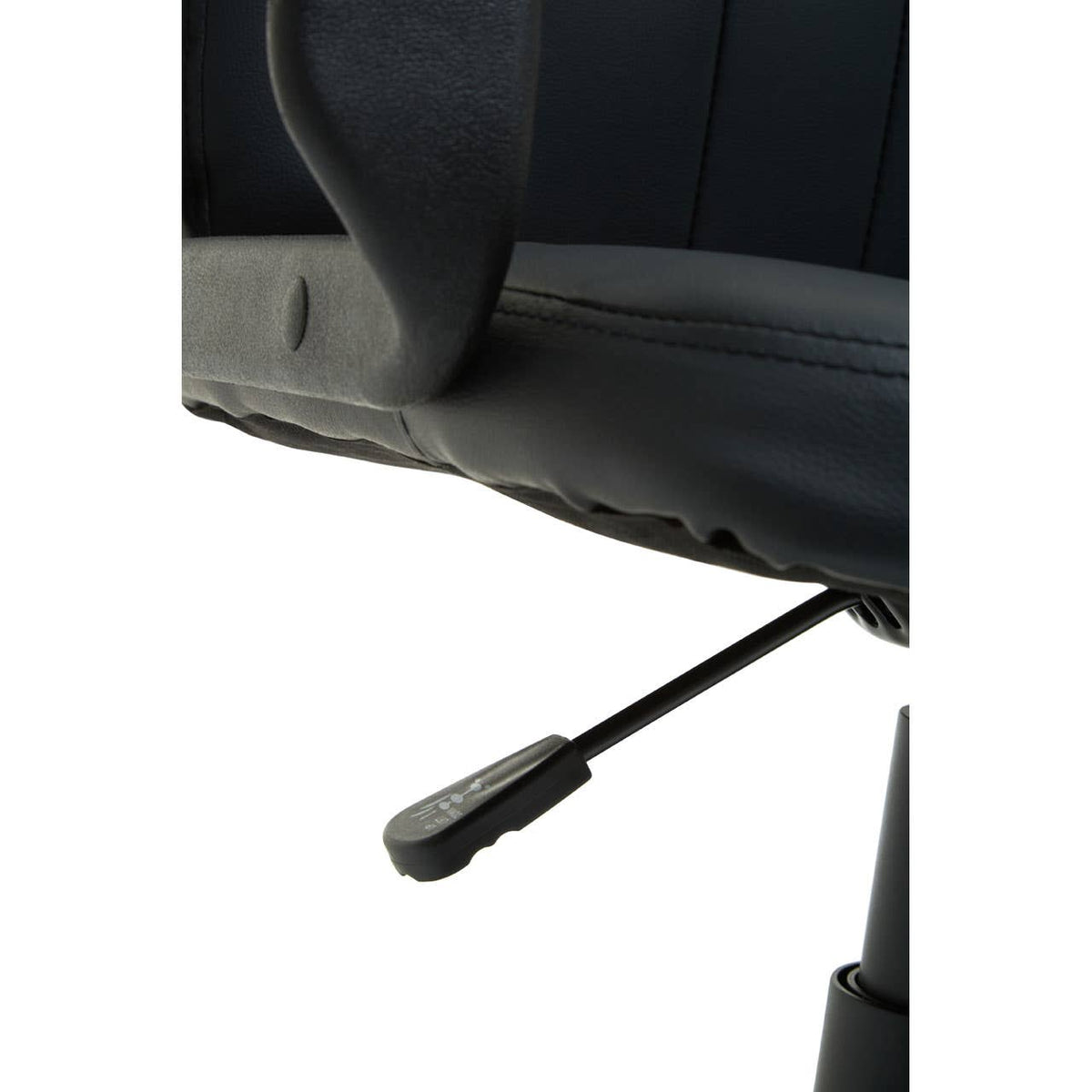 Black Pu Home Office Chair.