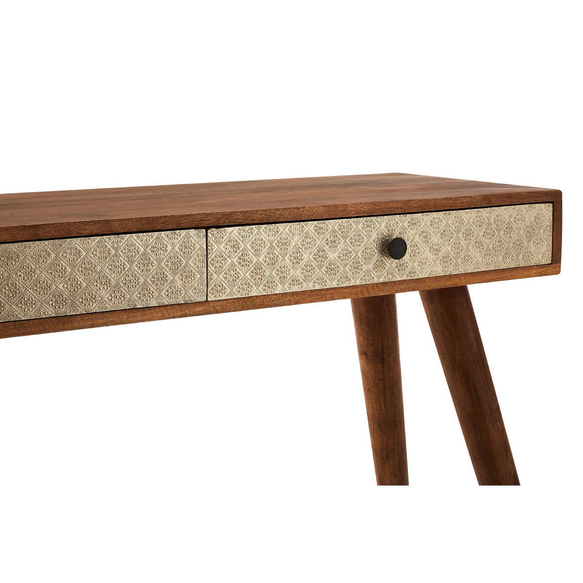 Boho 2 Drawer Console Table.