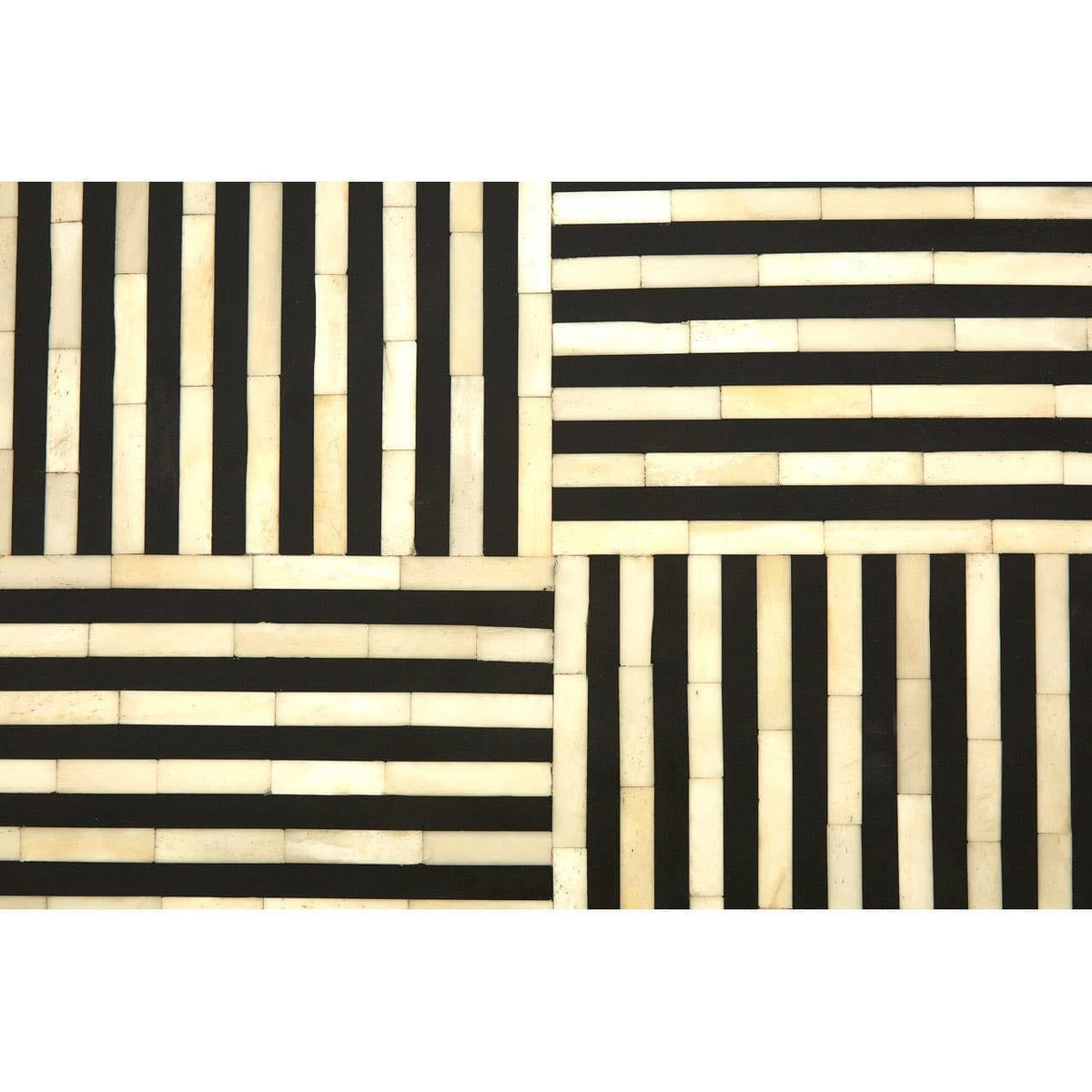 Noosa & Co. Living Boho Black and White Bone Inlay Coffee Table House of Isabella UK