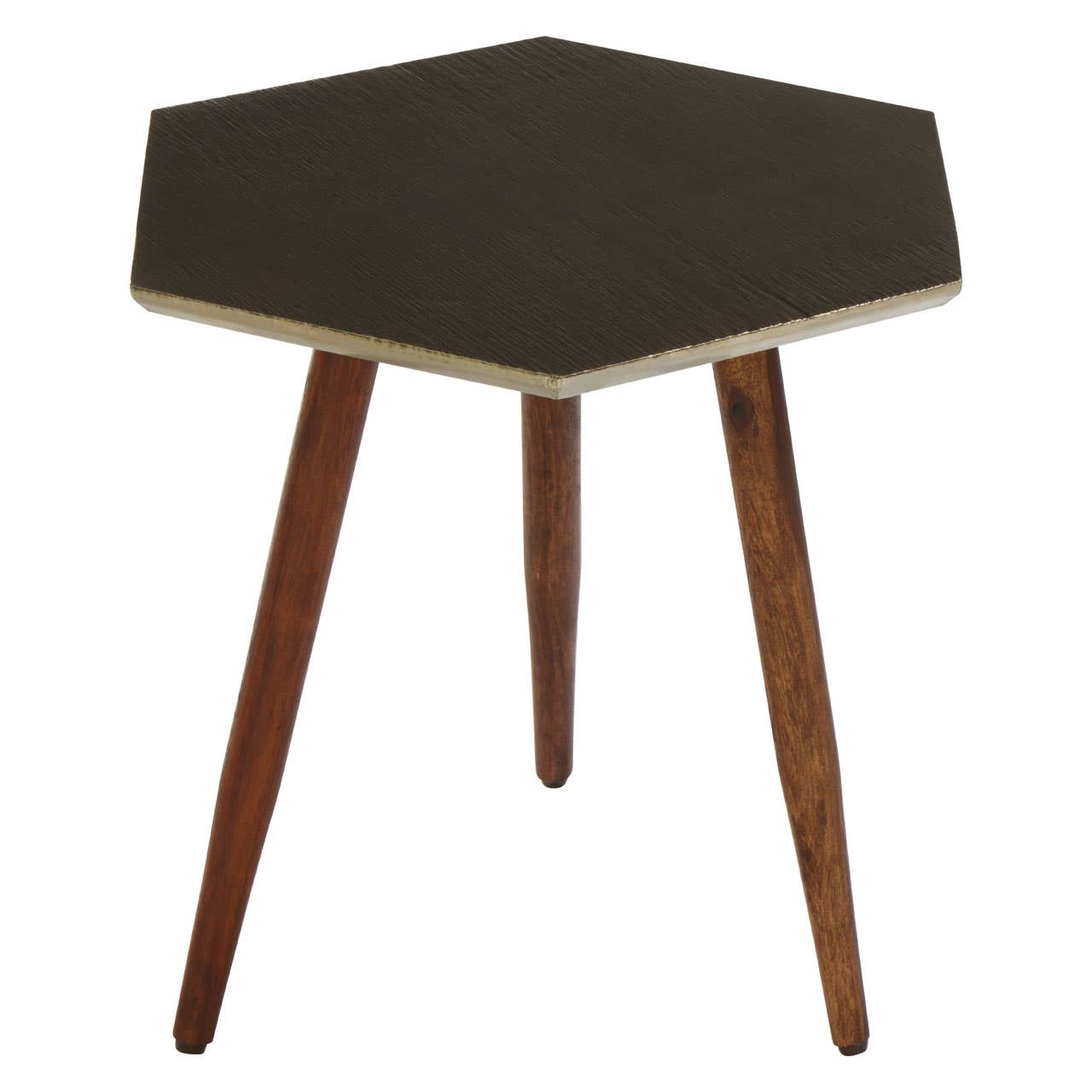 Noosa & Co. Living Boho Hexagonal Side Table House of Isabella UK