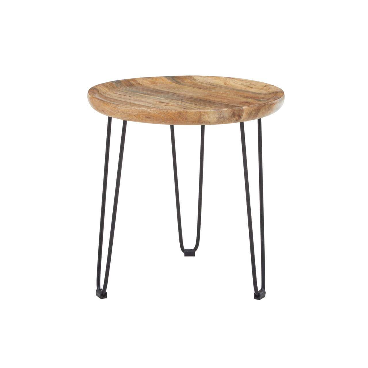 Noosa & Co. Living Boho Natural Mango Wood Small Side Table House of Isabella UK