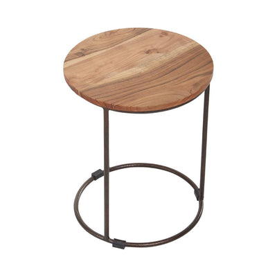 Noosa & Co. Living Boho Nest Of Three Natural Acacia Wood Tables House of Isabella UK