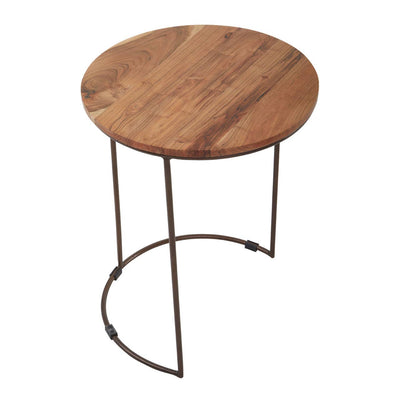 Noosa & Co. Living Boho Nest Of Three Natural Acacia Wood Tables House of Isabella UK