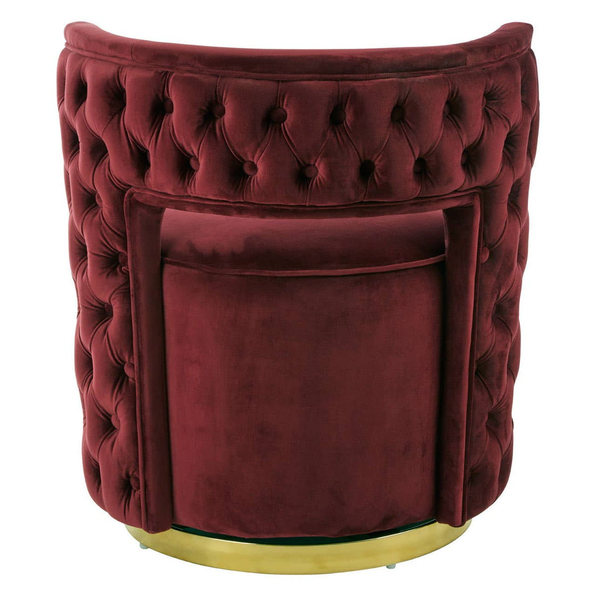 Bola Wine Velvet Chair.