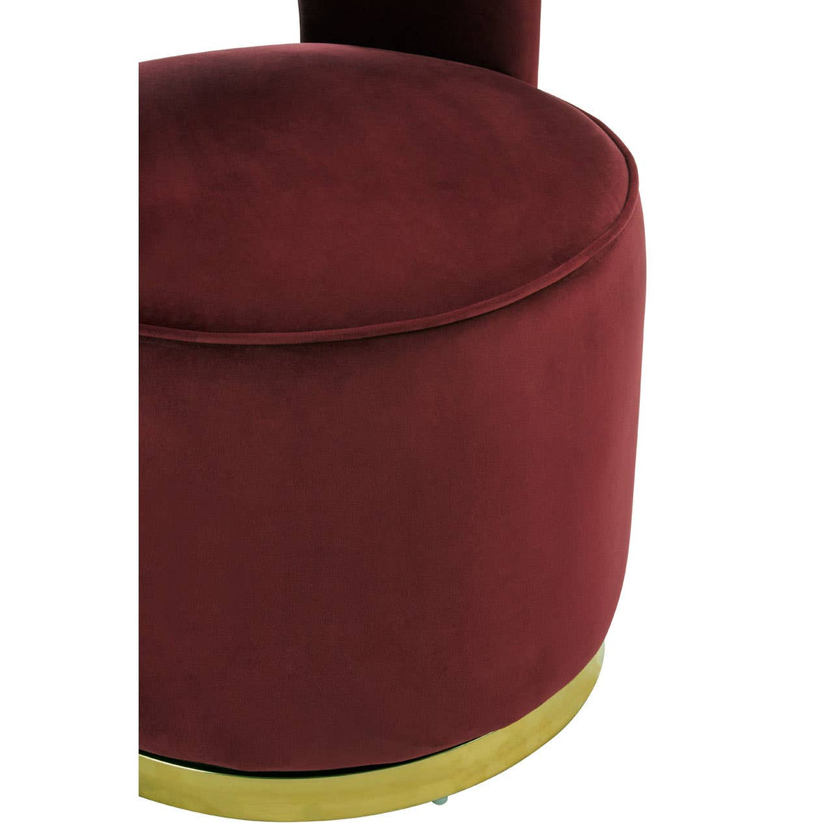 Bola Wine Velvet Chair.