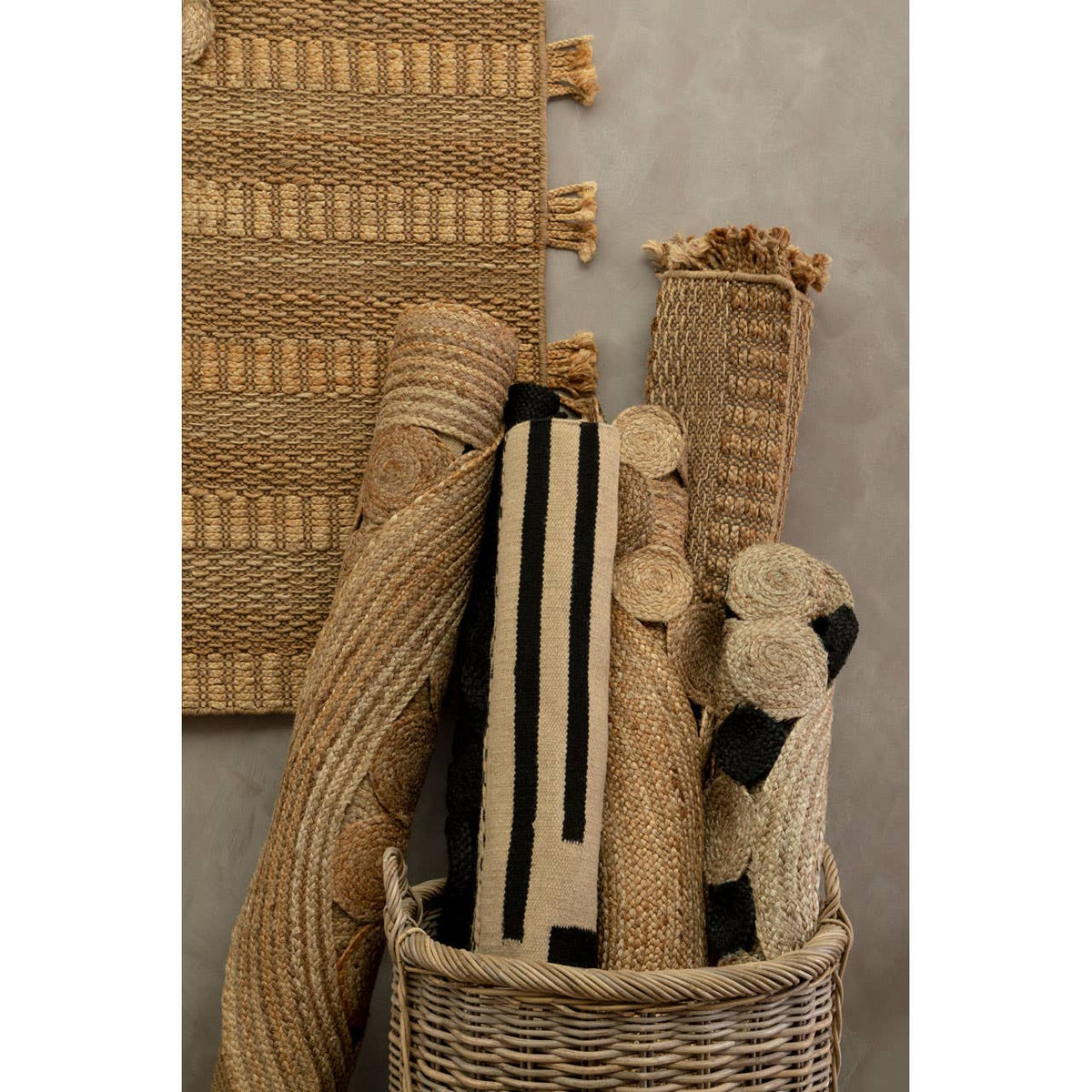 Bosie Demir Jute Rug.