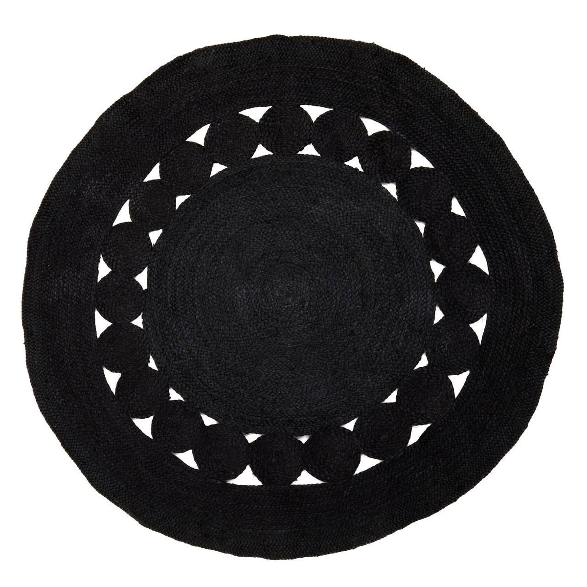 Bosie Demir Round Jute Rug.