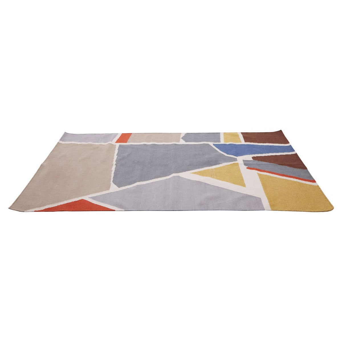 Bosie Villon Abstract Art Rug.