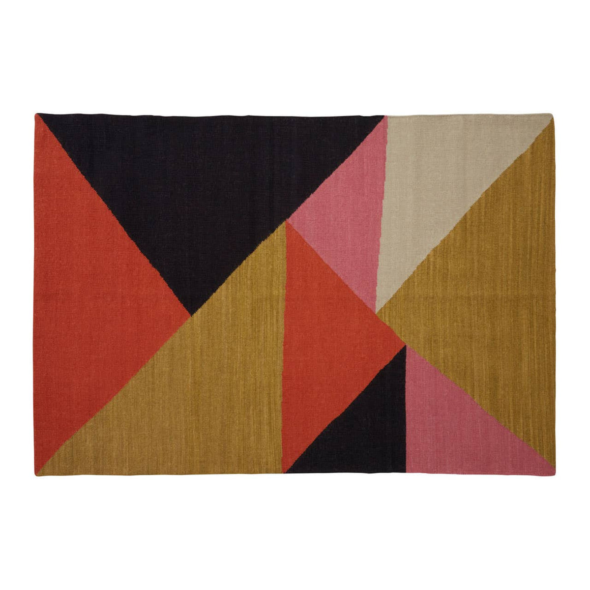 Bosie Villon Rug With Triangular Shapes Design.