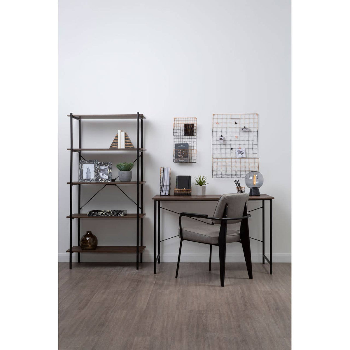 Bradbury Dark Oak Desk.