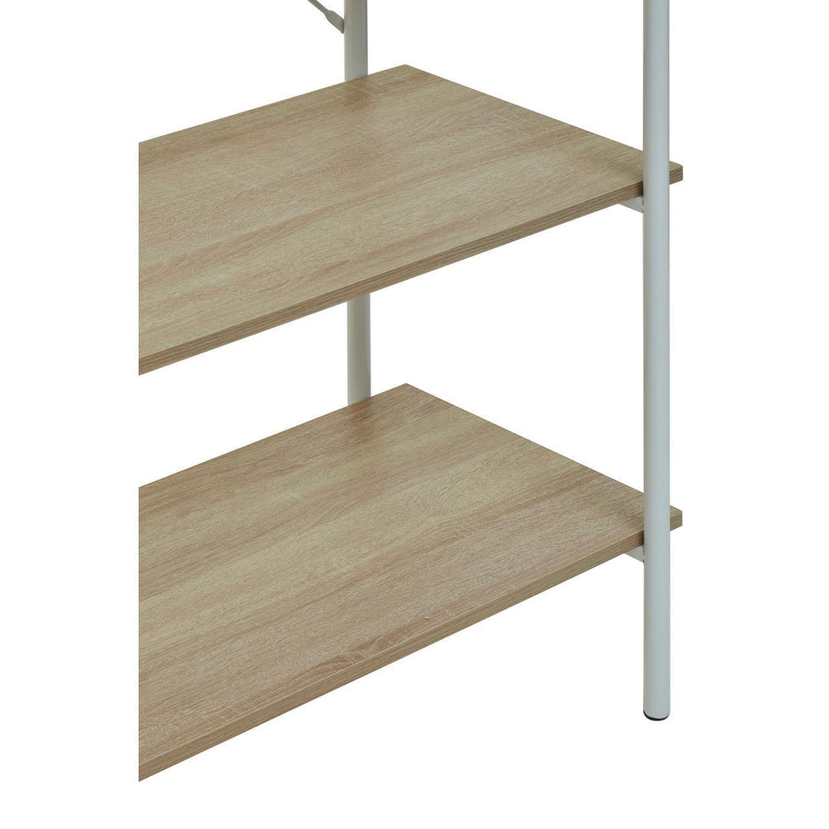 Bradbury Five Tier Natural Oak Shelf Unit.