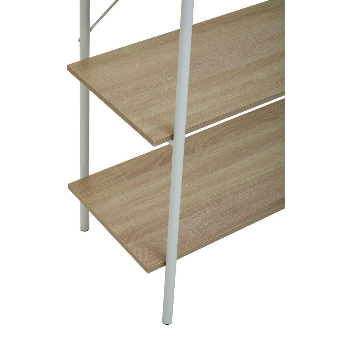 Bradbury Five Tier Natural Oak Shelf Unit.