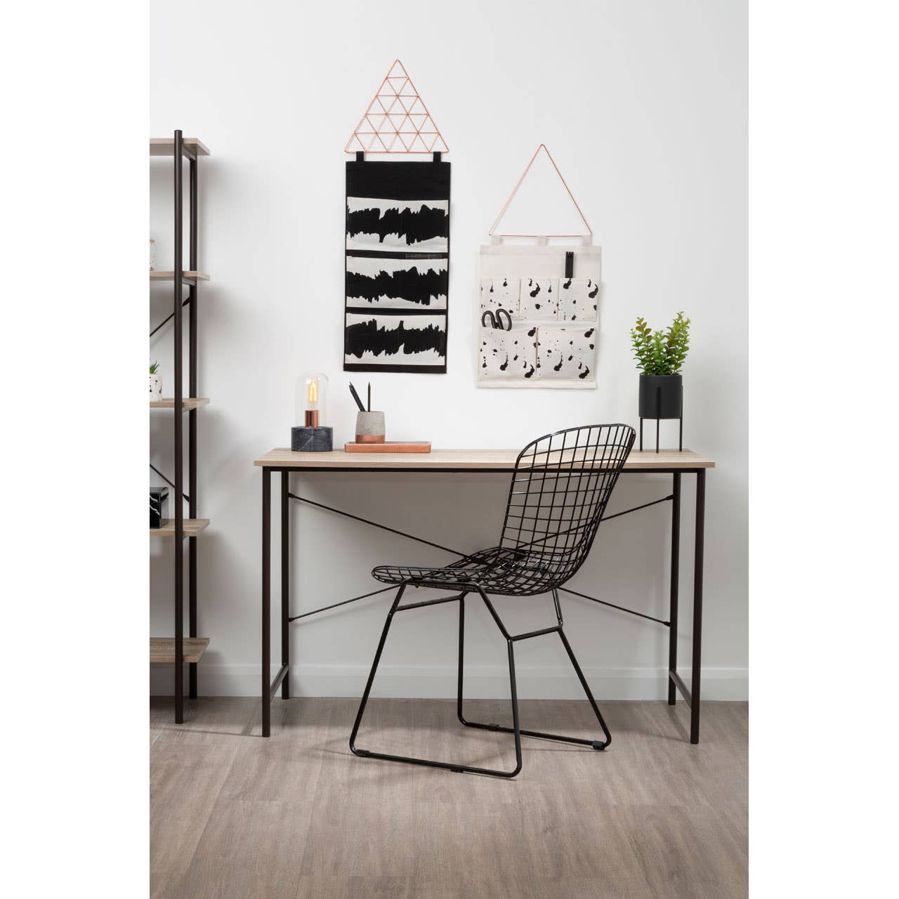 Noosa & Co. Living Bradbury Grey Oak Desk House of Isabella UK