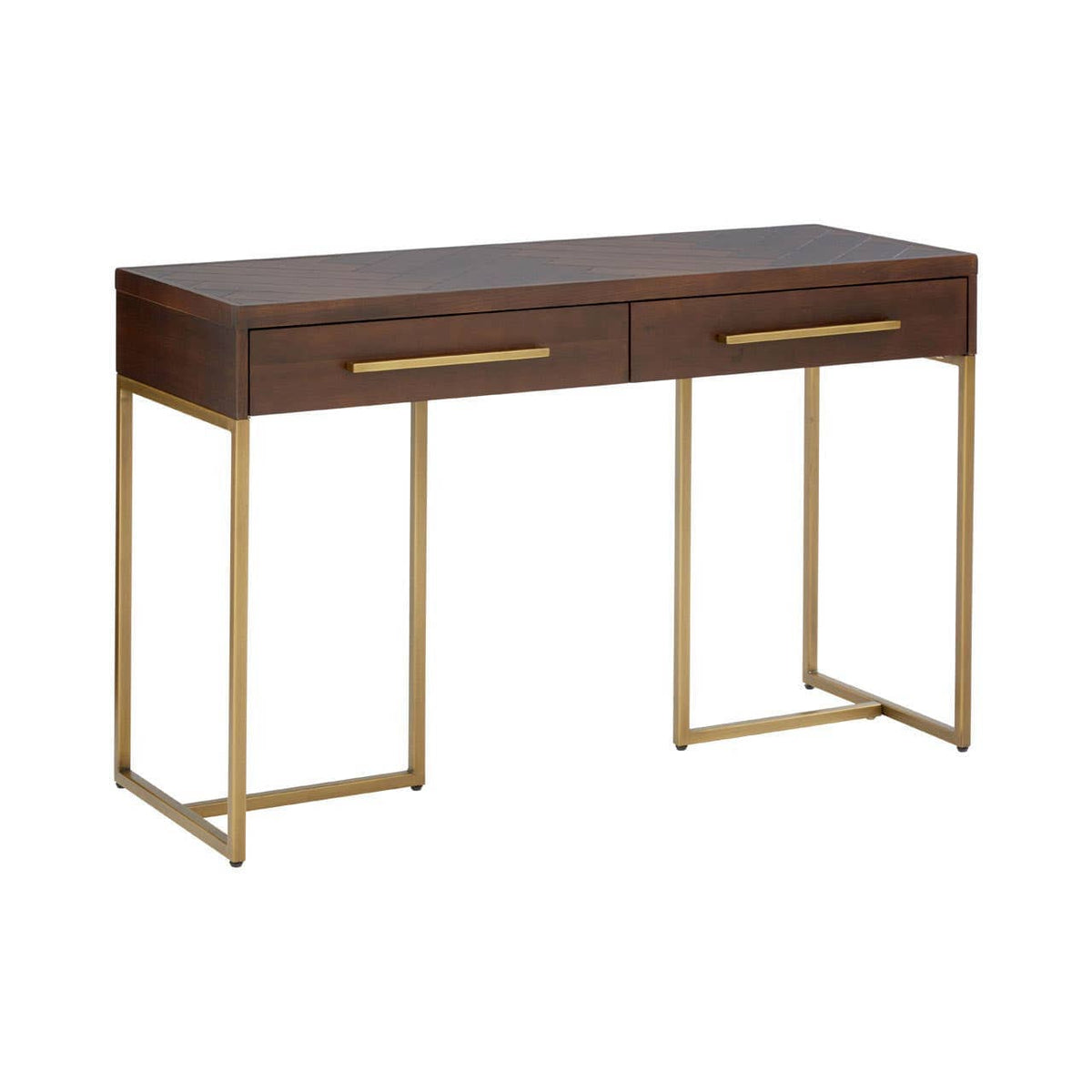 Noosa & Co. Living Brando Acacia Wood Effect Console Table with Drawers House of Isabella UK