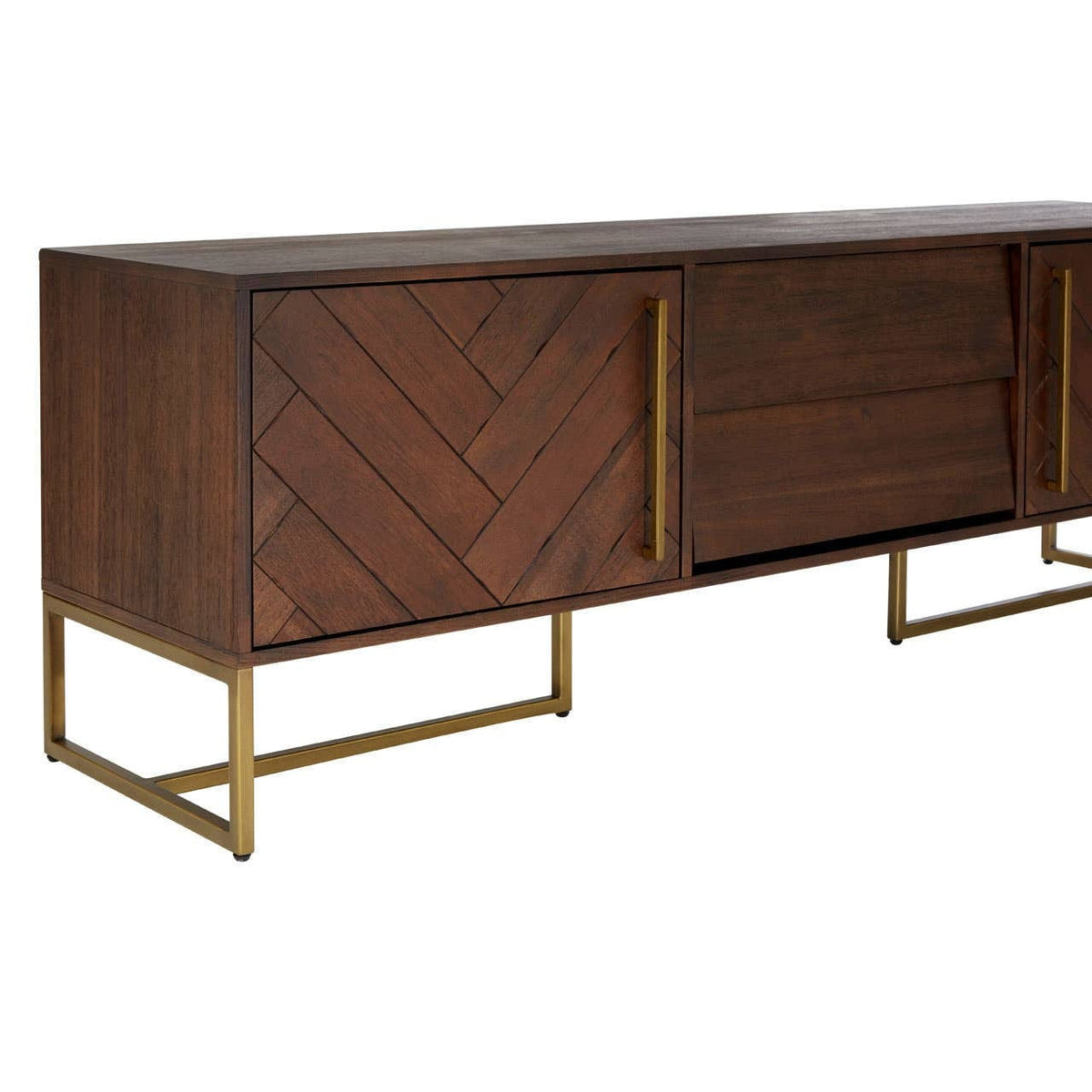 Noosa & Co. Living Brando Acacia Wood Effect Media Unit House of Isabella UK