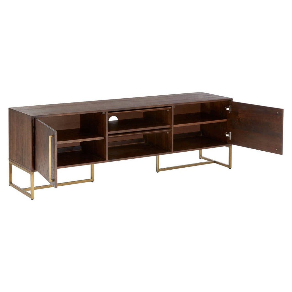 Noosa & Co. Living Brando Acacia Wood Effect Media Unit House of Isabella UK