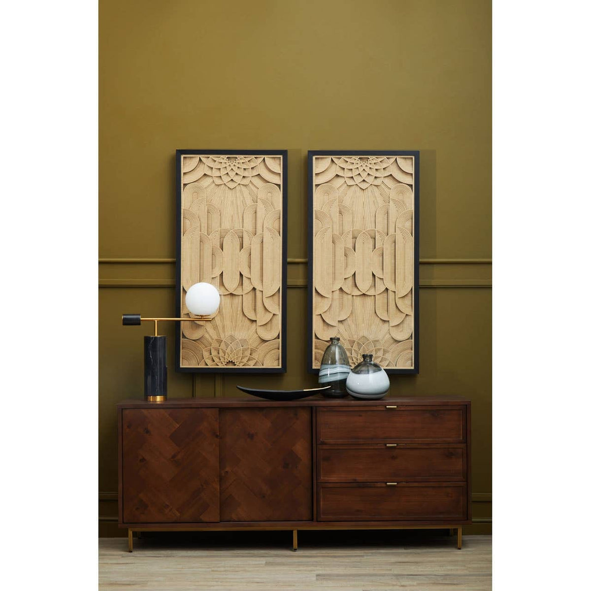 Noosa & Co. Living Brando Acacia Wood Effect Sideboard House of Isabella UK