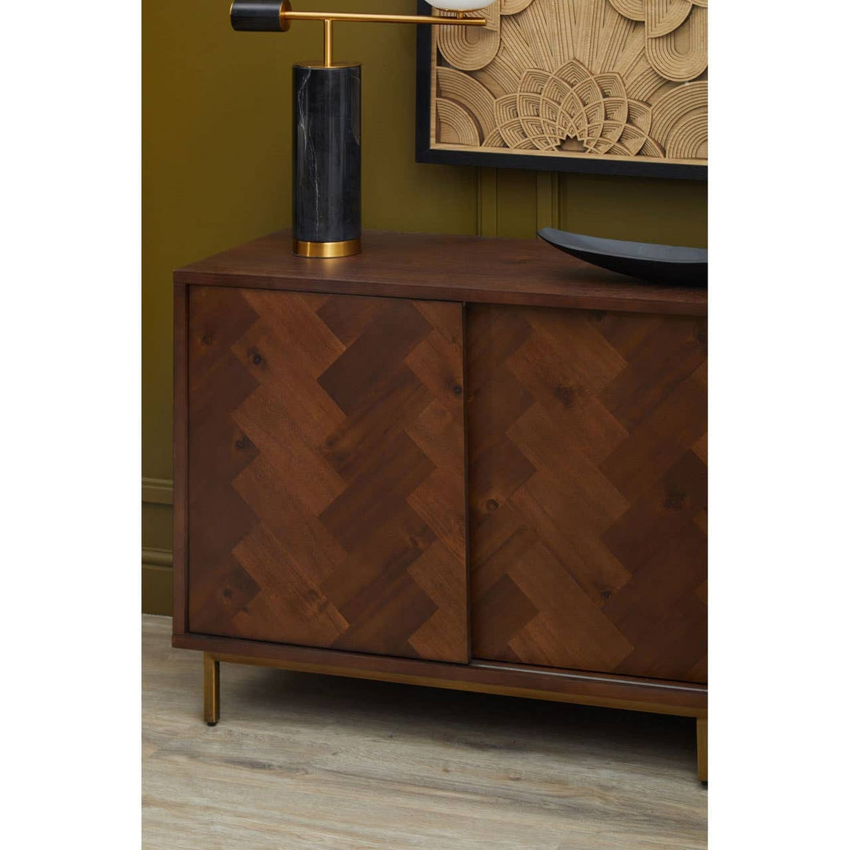 Noosa & Co. Living Brando Acacia Wood Effect Sideboard House of Isabella UK