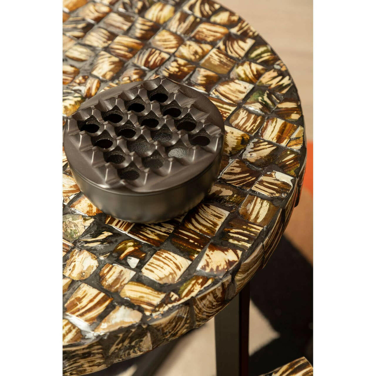 Branna Round Side Table.