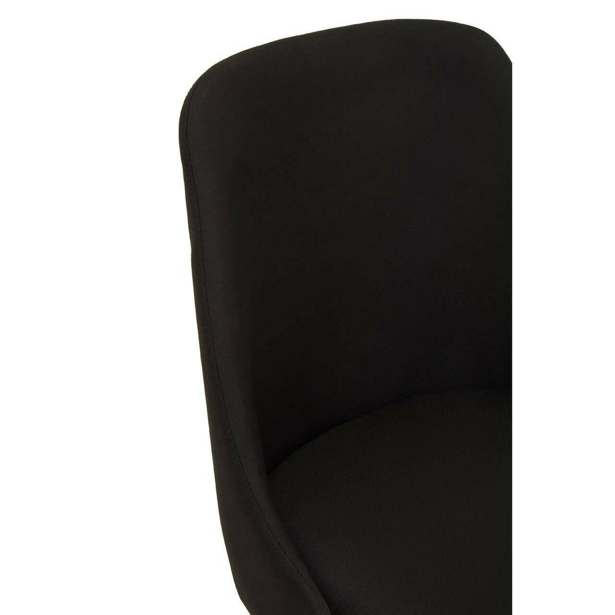 Brent Black And Chrome Home Office Chair.