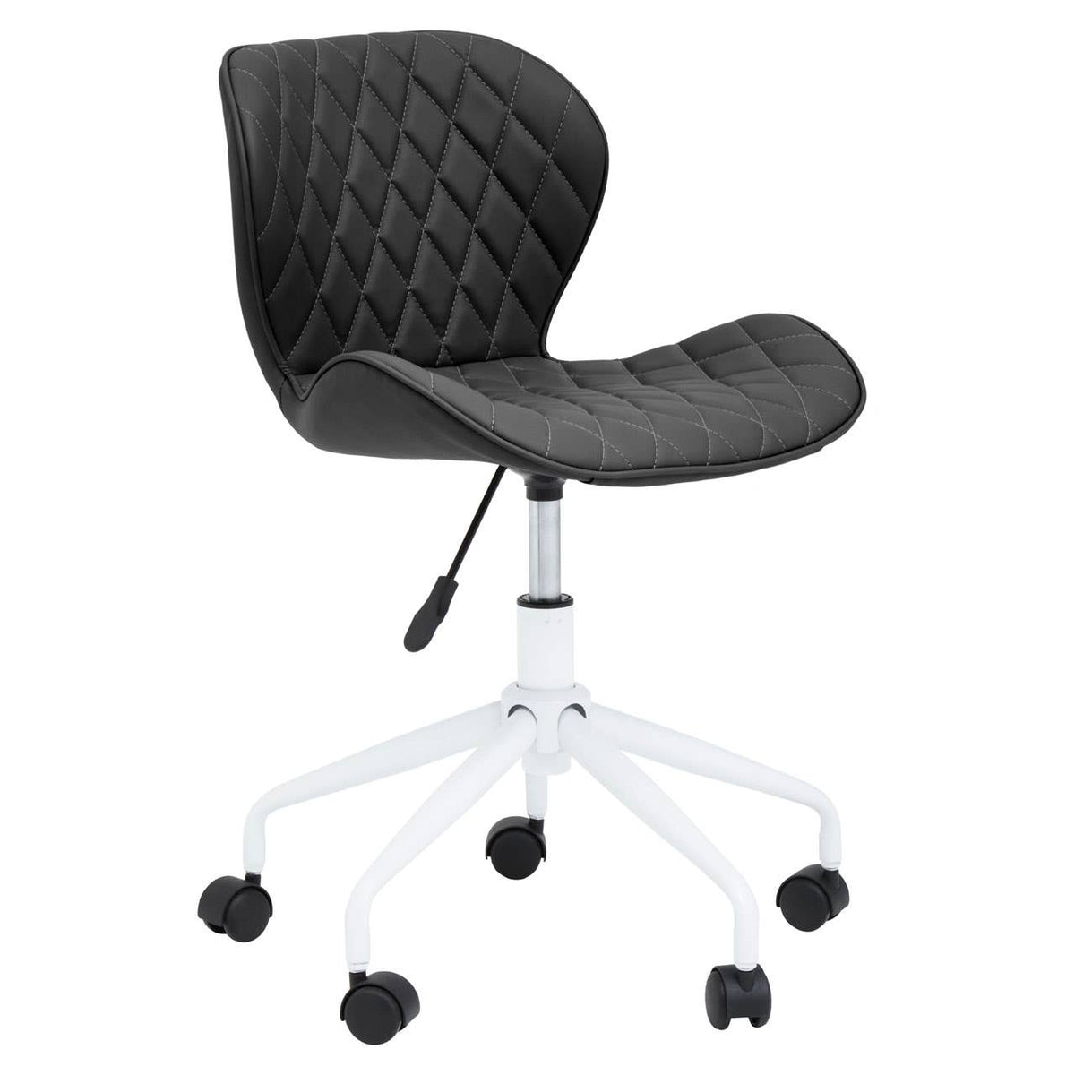 Brent Black And White Home Office Chair.