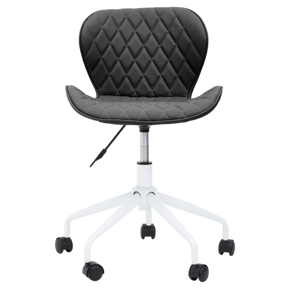 Brent Black And White Home Office Chair.