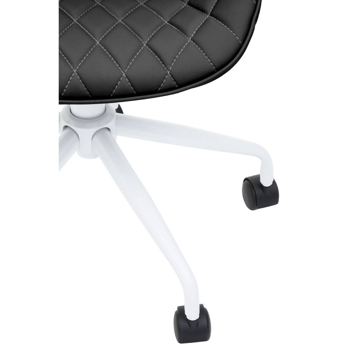 Brent Black And White Home Office Chair.