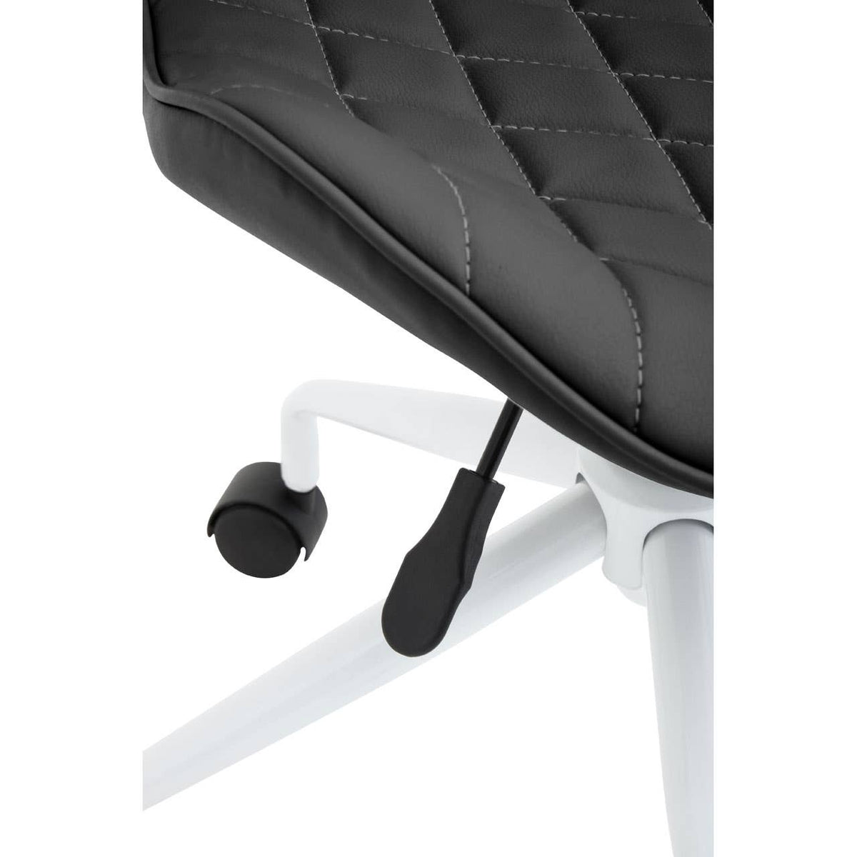 Brent Black And White Home Office Chair.