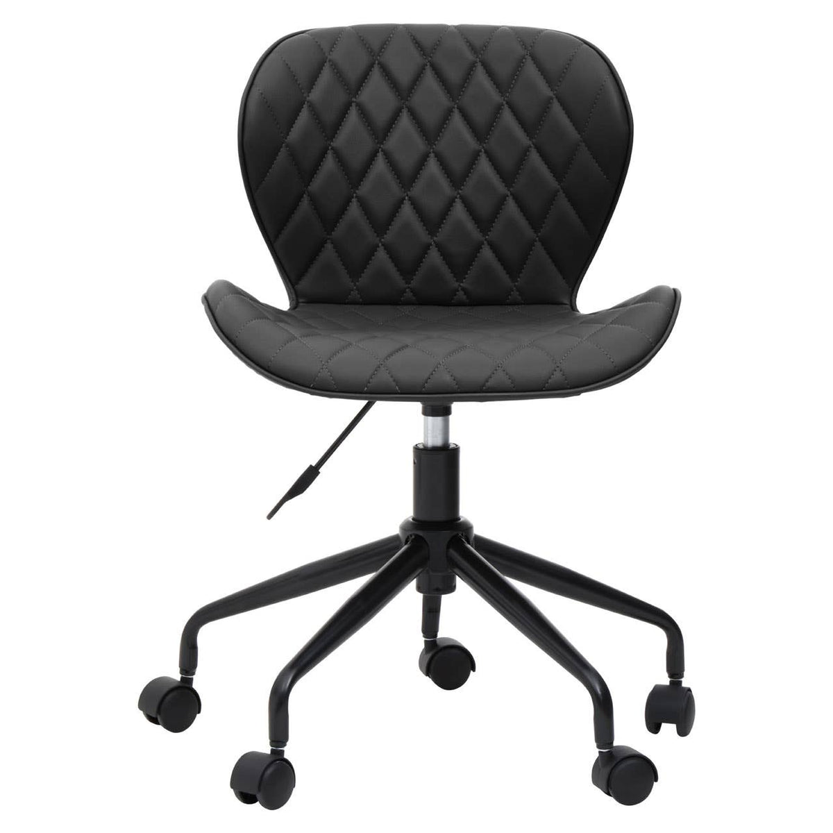 Brent Black Armless Home Office Chair.