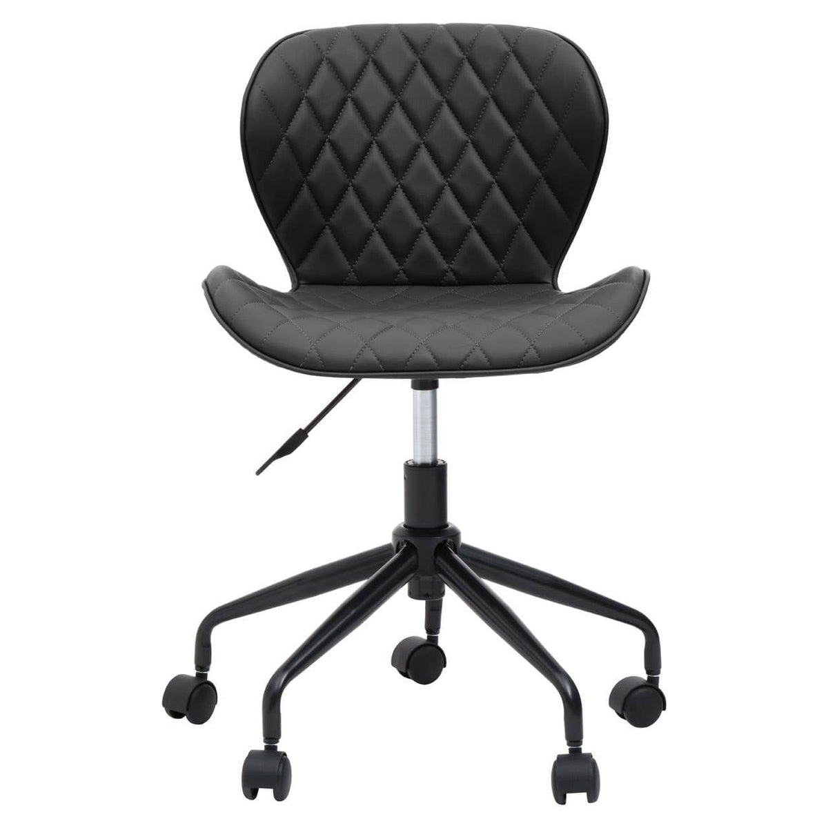 Brent Black Armless Home Office Chair.