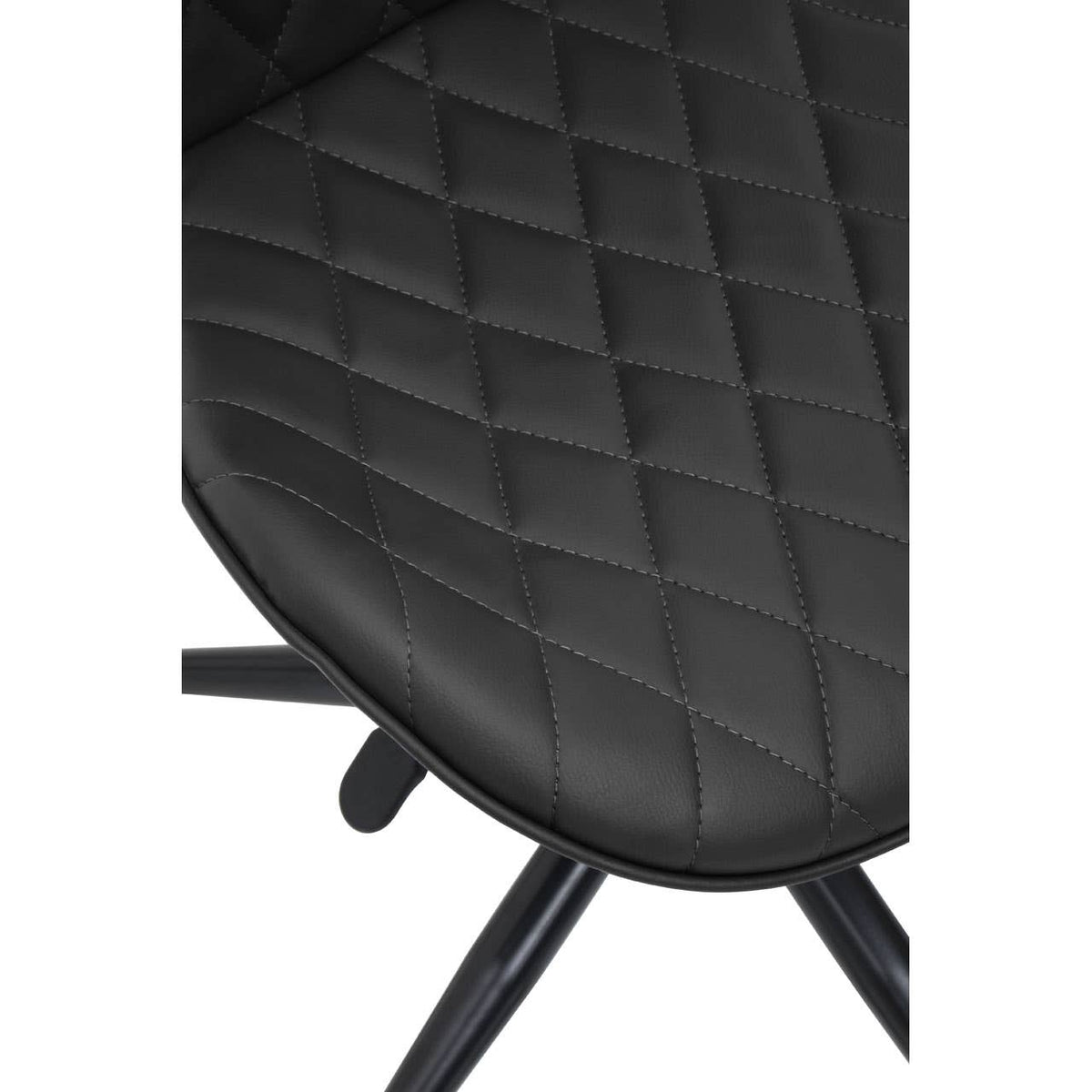 Brent Black Armless Home Office Chair.
