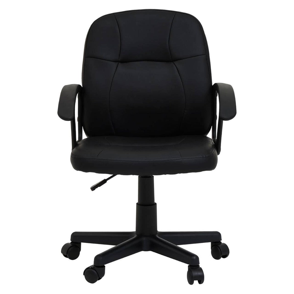 Brent Black Small Home Office Chair.